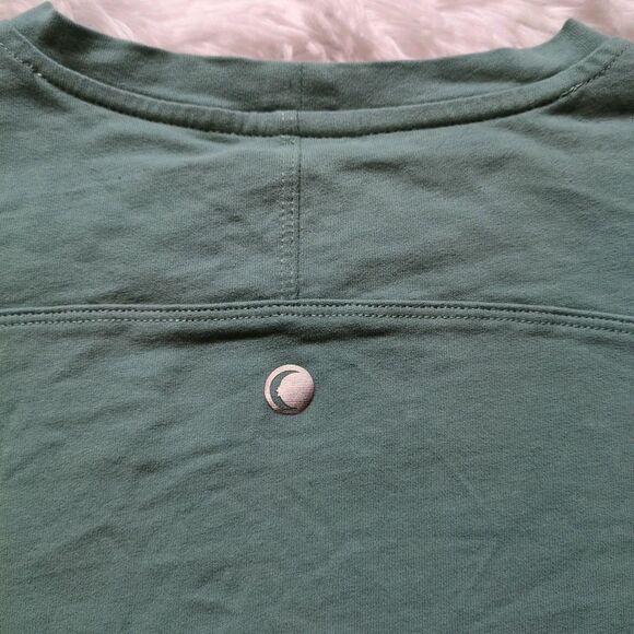 Zyia Active Short Sleeve T-shirt 100% Cotton Teal Women’s Small - Picture 6 of 6